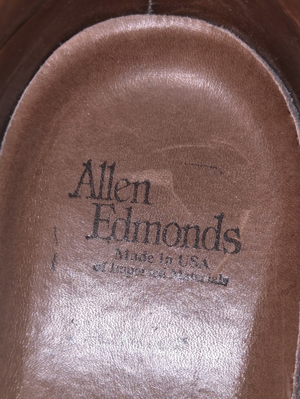 Allen Edmonds Men's Traveler Brown Leather Lace-up Shoes - Picture 2 of 14